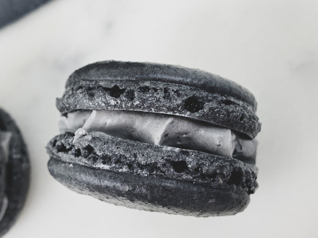 Liquorice Macarons