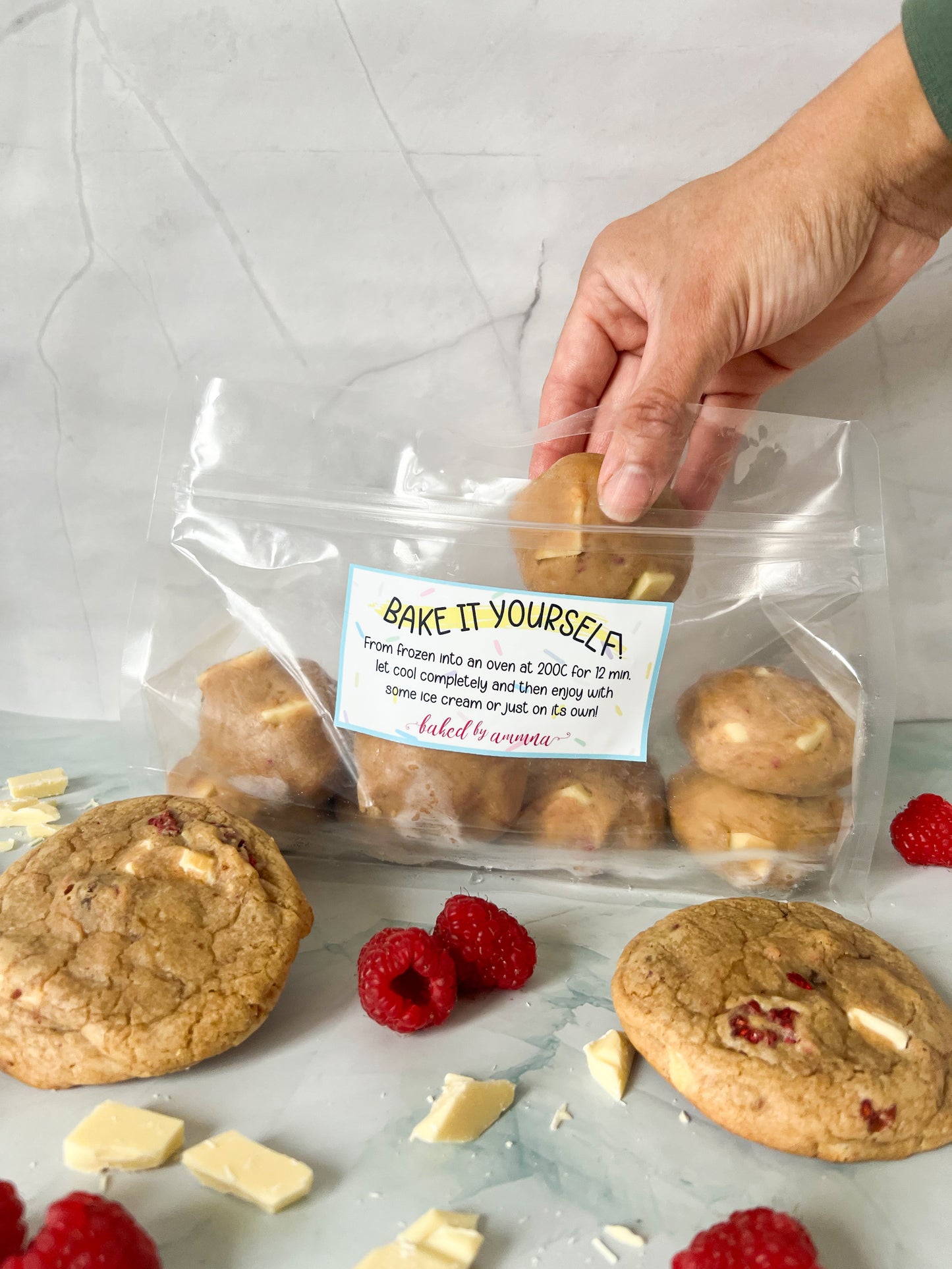 Frozen White Chocolate Raspberry