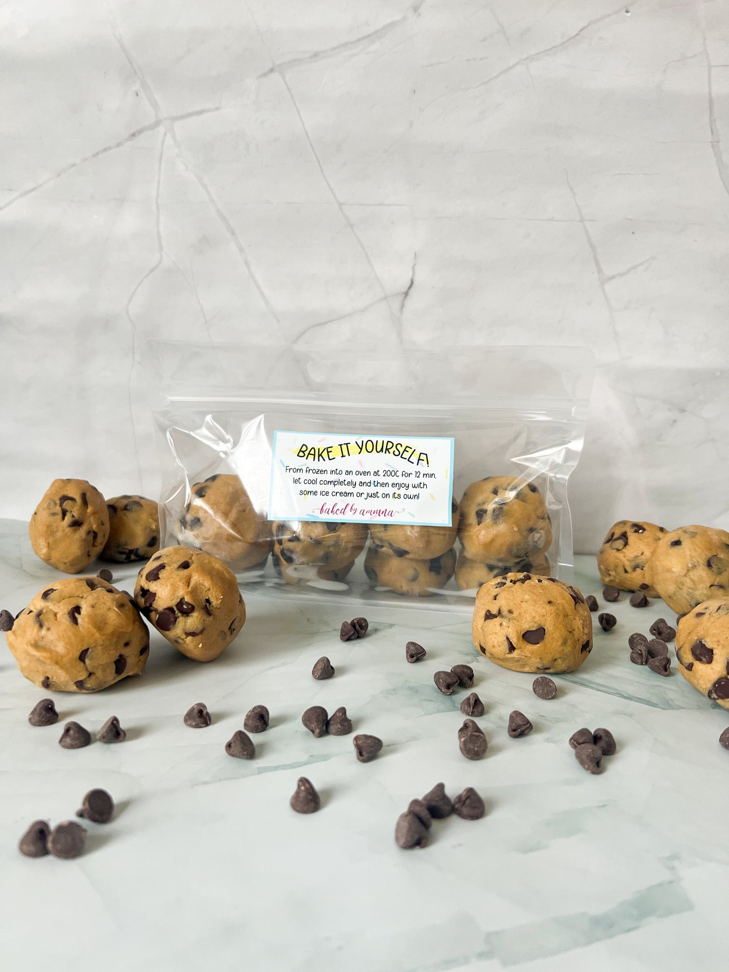 Frozen Chocolate Chip Cookies