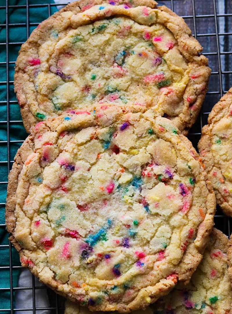 Confetti Birthday Cake Cookie