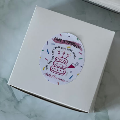 Cake It Yourself Cake Box